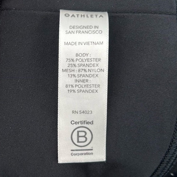 Athleta Match Point Skort 13.5" Size Small Color Black Camo - Picture 14 of 14